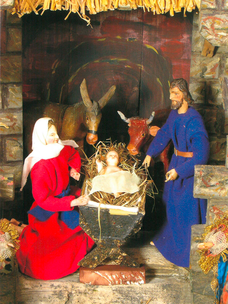  Geburt Christi - Krippe aus Oberammergau 